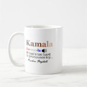Mug Kamala Si c'est trop difficile de proclamer Essaye (Gauche)