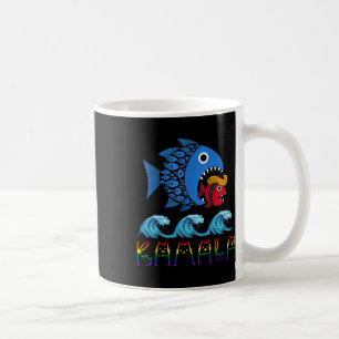 Mug Kamala sur Trump Blue Wave Big Fish Mange Small Fi
