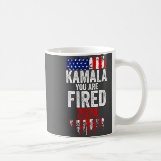 Mug Kamala You're Fired Funny Anti Kamala Harris Elect (Droite)