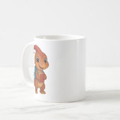 Mug Kammli va à l'école - Dino avec cartable (Devant gauche)