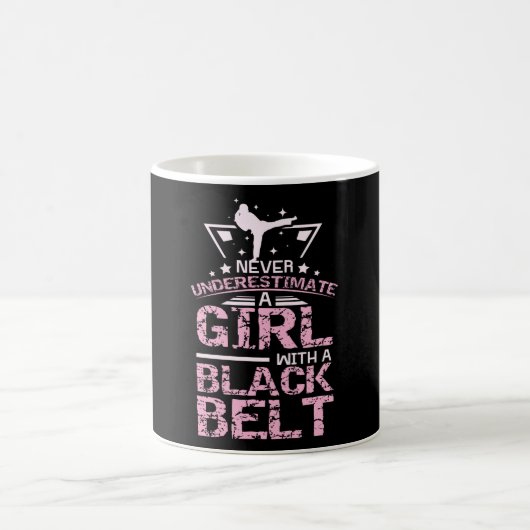 Mug Kampsport Girl ceinture noire (Centre)