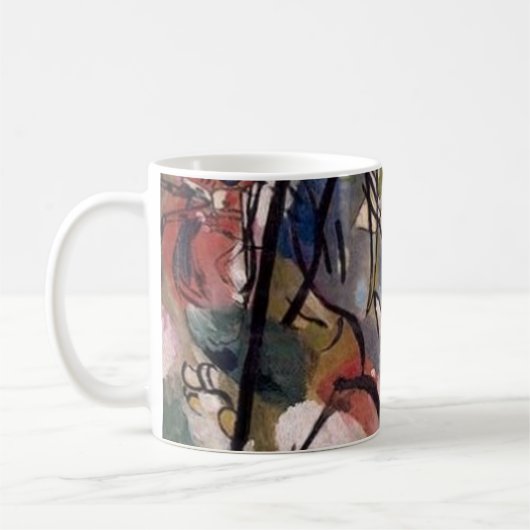 Mug Kandinsky Art moderne Abstrait coloré (Gauche)