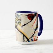 Mug Kandinsky - Blue Segment, (Devant droit)