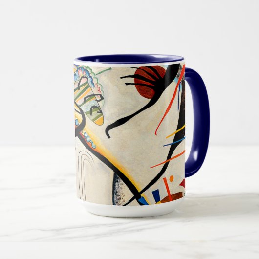 Mug Kandinsky - Blue Segment, (Devant droit)