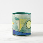 Mug Kandinsky - Brume, oeuvre d'art abstrait, (Centre)
