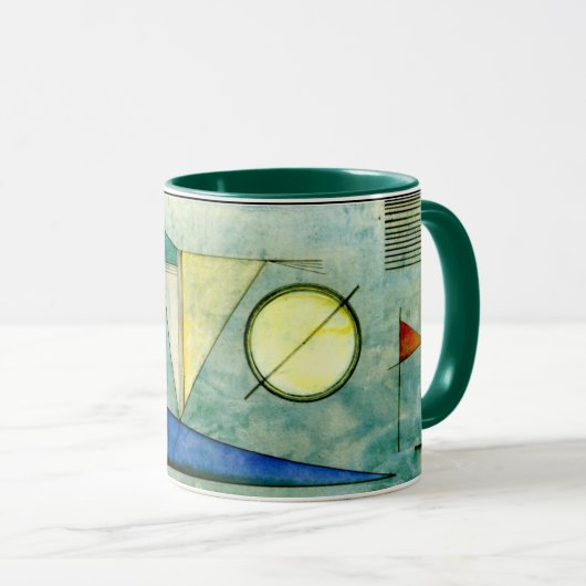 Mug Kandinsky - Brume, oeuvre d'art abstrait, (Devant droit)