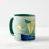 Mug Kandinsky - Brume, oeuvre d'art abstrait, (Devant gauche)