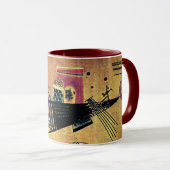 Mug Kandinsky - Capricieux, peinture populaire (Devant droit)