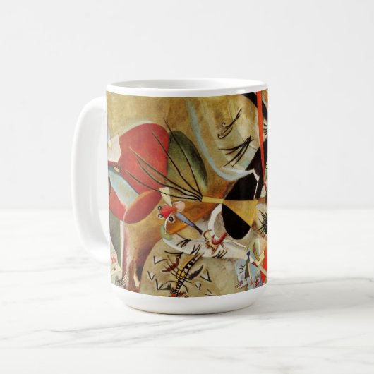 Mug Kandinsky Composition Peinture Abstraite (Devant gauche)