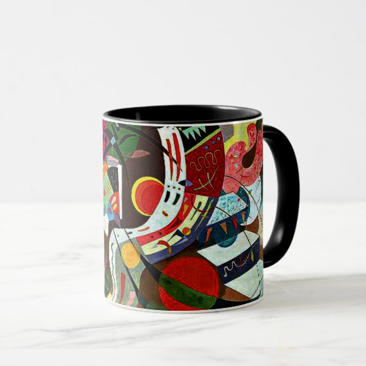 Mug Kandinsky - Courbe dominante (Devant droit)