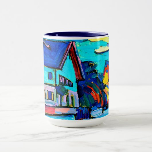 Mug Kandinsky - Deux maisons (Centre)