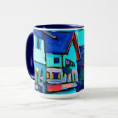 Mug Kandinsky - Deux maisons (Devant gauche)
