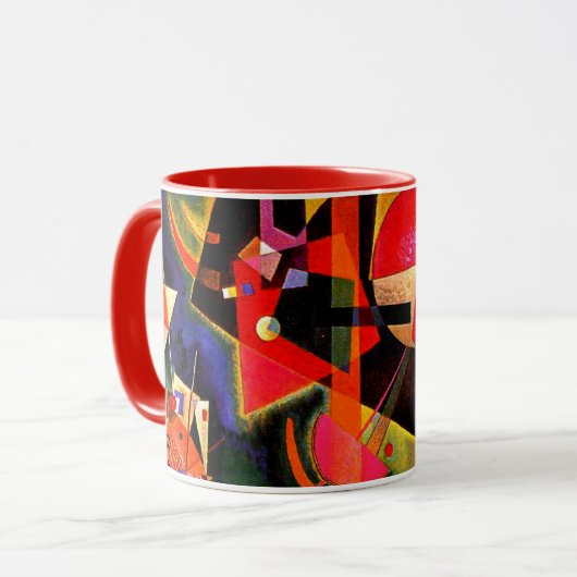 Mug Kandinsky - En Bleu, oeuvres d'art célèbres (Devant gauche)