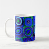Mug Kandinsky Farbstudie Carrés Bleus Cercle Carré (Gauche)