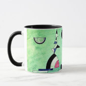 Mug Kandinsky - Immergé en vert, (Gauche)