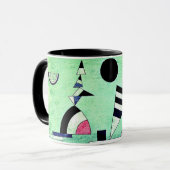 Mug Kandinsky - Immergé en vert, (Devant gauche)