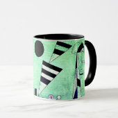 Mug Kandinsky - Immergé en vert, (Devant droit)