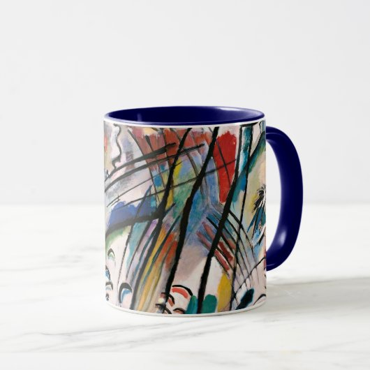 Mug Kandinsky - Improvisation 28, deuxième version, (Devant droit)