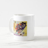 Mug Kandinsky jaune bleu (Devant gauche)