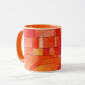 Mug Kandinsky - Jaune Rose (Devant gauche)