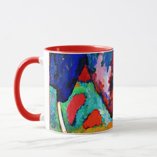 Mug Kandinsky - La Cascade, célèbre peinture, (Gauche)