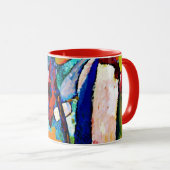 Mug Kandinsky - La Cascade, célèbre peinture, (Devant droit)