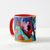 Mug Kandinsky - La Cascade, célèbre peinture, (Devant gauche)