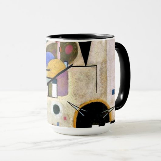 Mug Kandinsky - Les accords s'opposent, (Devant droit)