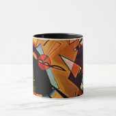 Mug Kandinsky - Noir et Violet, (Centre)