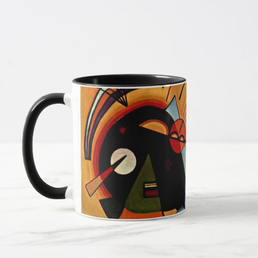 Mug Kandinsky - Noir et Violet, (Gauche)