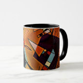 Mug Kandinsky - Noir et Violet, (Devant droit)