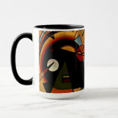 Mug Kandinsky - Noir et Violet (Gauche)