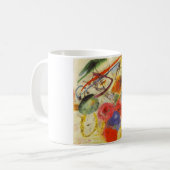 Mug Kandinsky Noir frappe la peinture Abstraite (Devant gauche)