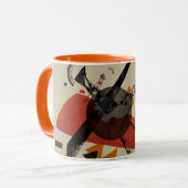 Mug Kandinsky - Orange (Devant gauche)