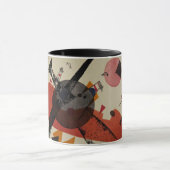 Mug Kandinsky - Orange, art abstrait (Centre)