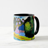 Mug Kandinsky - Paysage avec collines ondulantes (Devant droit)