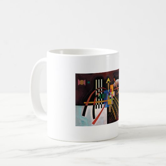 Mug Kandinsky peinture Abstraite oeuvre classique (Devant gauche)