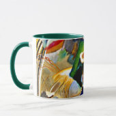 Mug Kandinsky - Peinture avec Centre Vert (Gauche)