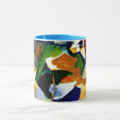 Mug Kandinsky - Peinture avec Centre Vert (Centre)