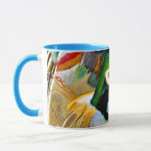 Mug Kandinsky - Peinture avec Centre Vert (Gauche)