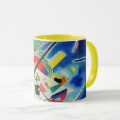 Mug Kandinsky - Peinture Bleue (Devant droit)