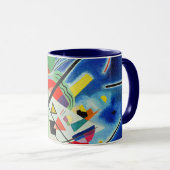 Mug Kandinsky - Peinture Bleue (Devant droit)