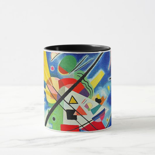 Mug Kandinsky - Peinture Bleue, (Centre)