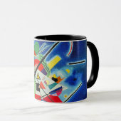 Mug Kandinsky - Peinture Bleue, (Devant droit)