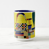 Mug Kandinsky - Peinture Jaune (Centre)