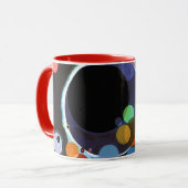 Mug Kandinsky - Plusieurs cercles, célèbre peinture, (Devant gauche)