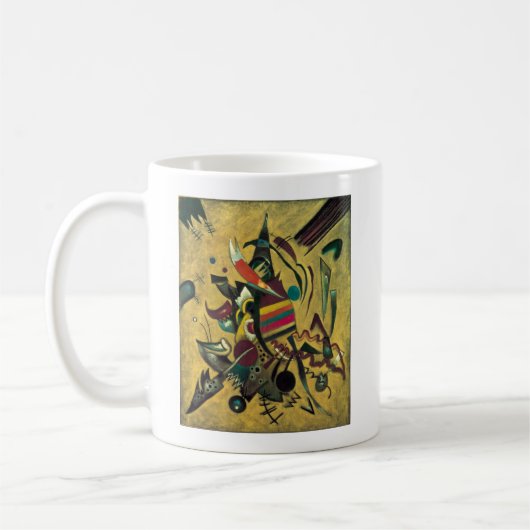 Mug Kandinsky Points Peinture en toile Abstraite (Gauche)