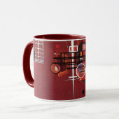 Mug Kandinsky - Rouge mouillé (Devant gauche)