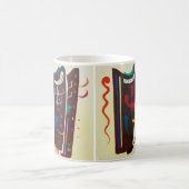 Mug Kandinsky Supplémenté Brown Abstrait Peinture (Centre)