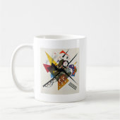 Mug Kandinsky Sur Blanc Deux Peintures Abstraites (Gauche)